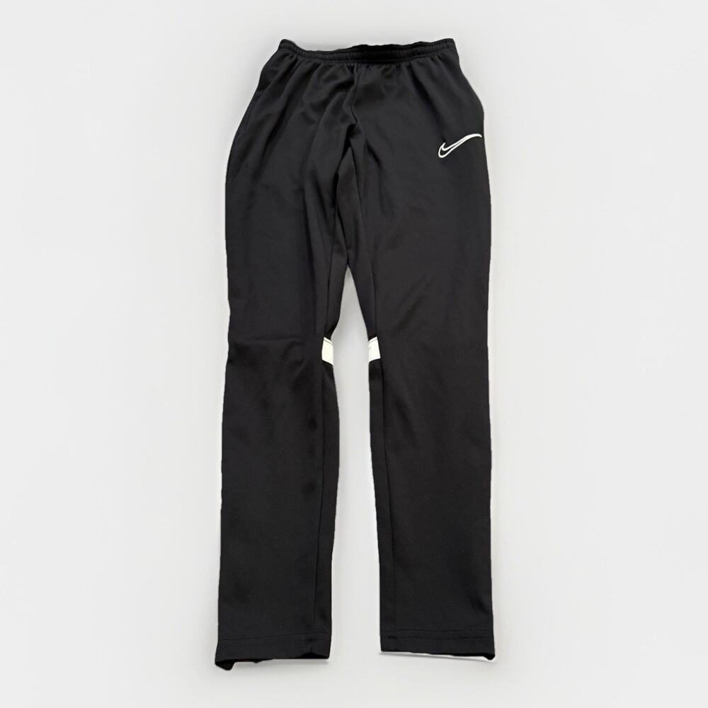 Nike Womens Black Academy Dri Fit Athletic Jogger Ankle Zip Pants Size S CW6122